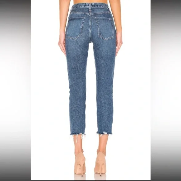 AGOLDE Riley High  Rise Straight-Leg Jeans in Veto - Picture 13 of 13